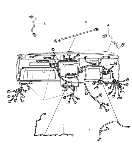 New 2011-2012 Fits Chrysler Grand Cherokee Wiring-Jumper - Part # 68084821AB