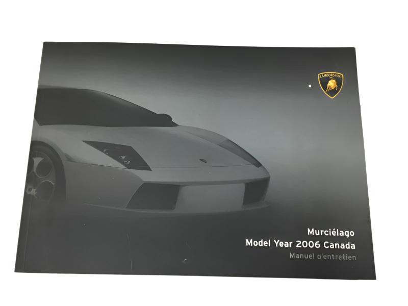 New OEM 2006 Lamborghini Murcielago LP640 Canadian Spec Owners Manual Handbook