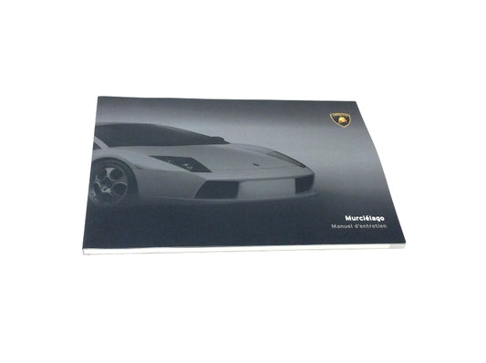 New 2006 Lamborghini Murcielago Coupe French Owners Manual Handbook