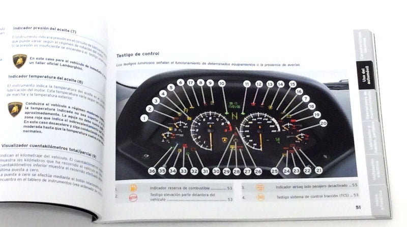 New 2007 Lamborghini Murcielago LP640 Spanish Owners Manual Handbook