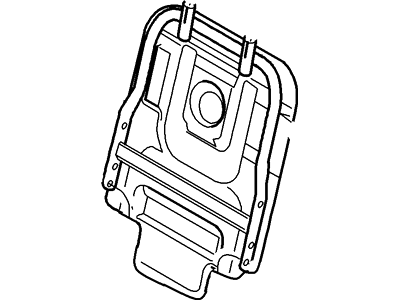 Frame - Rear Seat Back Retaining