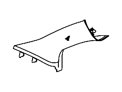 Molding Windshield Garnish