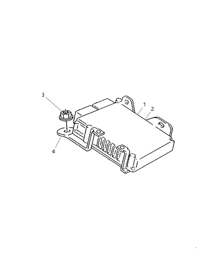 New 2005 Fits Chrysler Neon Electrical Powertrain Control Module - Part # 5161105AA