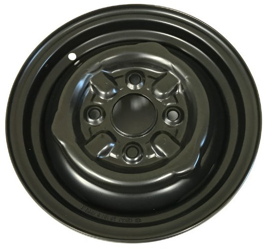 New OEM Toyota KP30,31,36..DLX,HDX,STD,XL １3Ｘ4, Black Steel Wheel, Part # 42611-12080