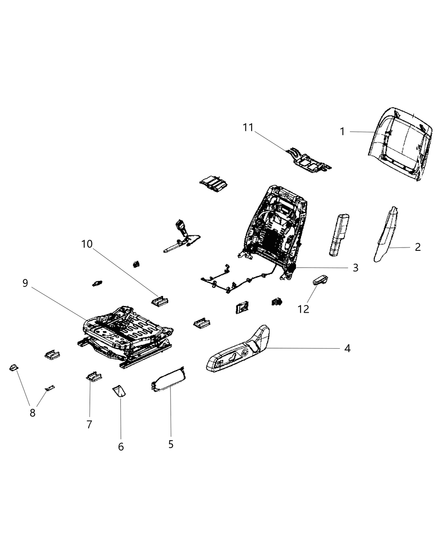 Bracket Seat Side Shield Attaching
