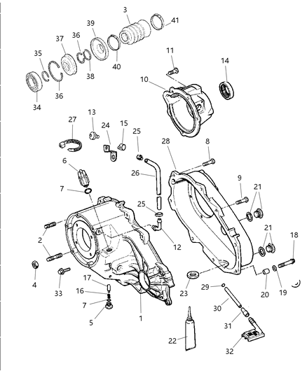 New 1994-1996 Fits Chrysler Grand Cherokee Case Transfer Rear - Part # 4796902