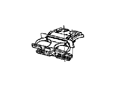 New 2008-2010 Fits Chrysler Grand Cherokee Cupholder - Part # 1BG491J8AA