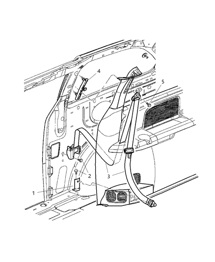 Bracket Seat Belt