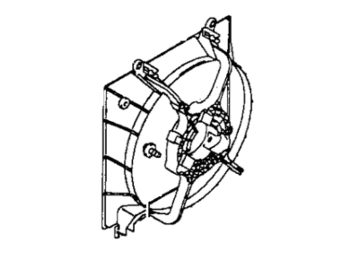 New 1995-1999 Fits Chrysler Avenger Shroud Fan - Part # MB924137