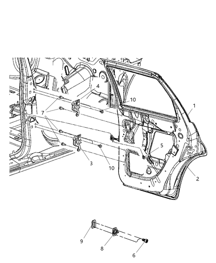New Fits Chrysler Panel-Rear - Part # 5015897AF