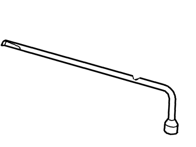 Wrench (Jack Handle And Wheel Nut) And 17035