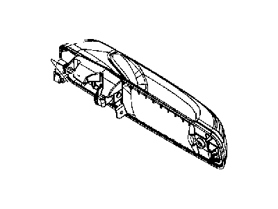 New 2014-2018 Fits Chrysler 1500 Handle-Exterior Door - Part # 1GH19KBUAD