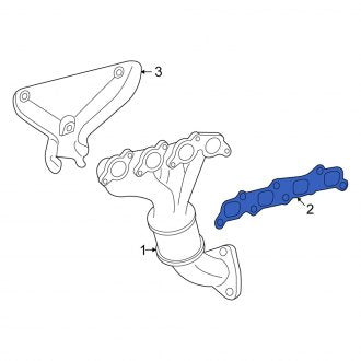 New OEM Genuine Isuzu, Exhaust Manifold Gasket - Part # 8126558440