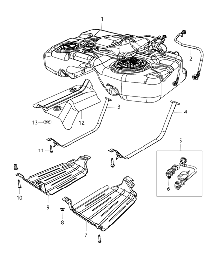 Strap Fuel Tank