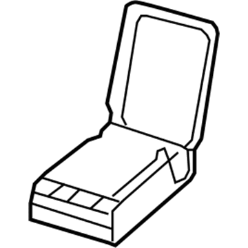 New 2006-2010 Fits Chrysler Commander Second Row Armrest - Part # 1DU801D1AA