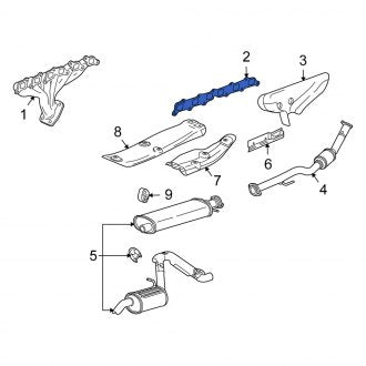 New OEM Genuine Isuzu, Exhaust Manifold Gasket - Part # 8888905610