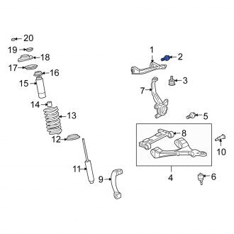 New OEM Genuine Isuzu, Upper Suspension Control Arm Bolt - Part # 8115194240