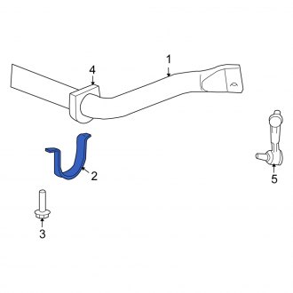 New OEM Genuine Isuzu, Front Suspension Stabilizer Bar Bracket - Part # 8150752260