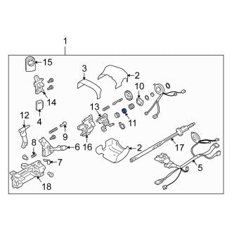 New OEM Genuine Isuzu, Steering Column Bearing Race - Part # 8152316410