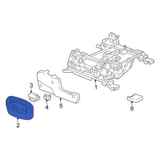 New OEM Genuine Isuzu, Right Power Seat Switch Bezel - Part # 8890422530