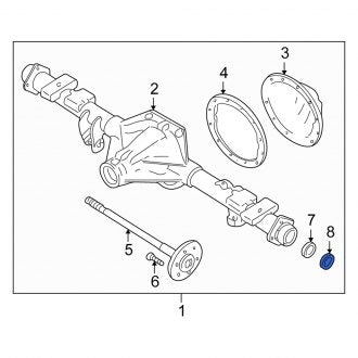 New OEM Genuine Isuzu, Front Right Drive Axle Shaft Seal - Part # 8124716170