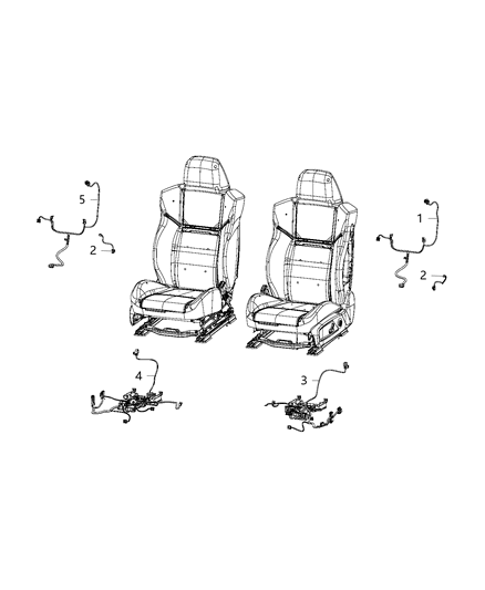 Wiring Seat Cushion Passenger
