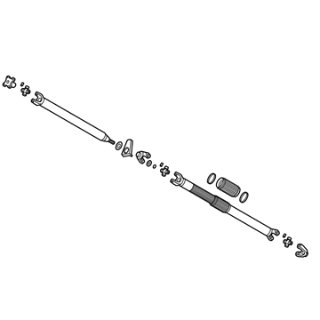 New 2019-2020 Fits Chrysler 2500 Drive Shaft - Part # 68305613AC