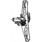 Regulator Rear Door Window