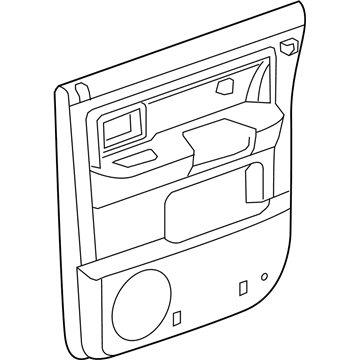 Panel Rear Door Trim