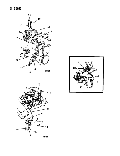 Stud, Carburetor Attaching