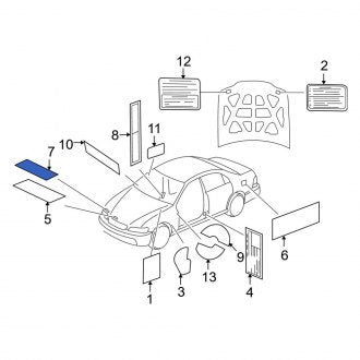 New OEM Genuine Acura, Caution Label - Part # 19046PAAA00