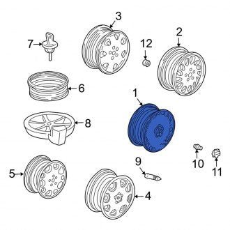 New OEM Genuine Acura, Wheel - Part # 42700SZ3A01