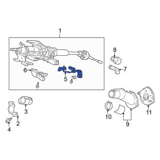 New OEM Genuine Acura, Steering Wheel Position Sensor - Part # 35000SZ3A02