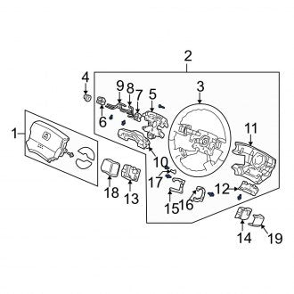 New OEM Genuine Acura, Steering Wheel - Part # 78512SZ3A72ZA