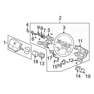 New OEM Genuine Acura, Right Steering Column Wiring Harness - Part # 78526SZ3A81