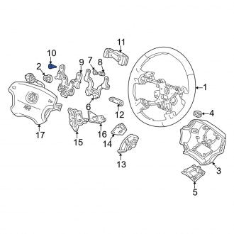 New OEM Genuine Acura, Horn Contact Ring Bolt - Part # 78524SZ3A51