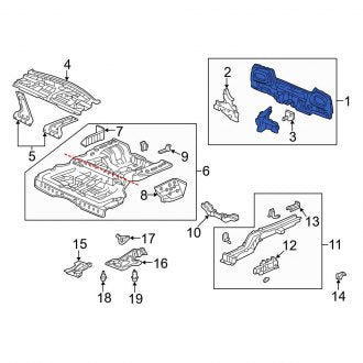 New OEM Genuine Acura, Rear Rear Body Panel - Part # 66100SZ3A00ZZ