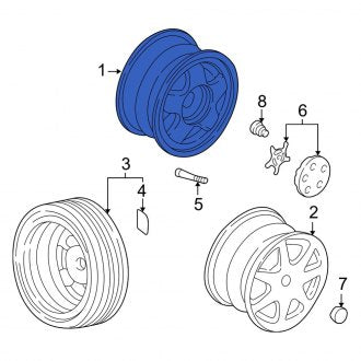 New OEM Genuine Acura, Wheel - Part # 44700SL0003