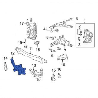 New OEM Genuine Acura, Right Engine Cradle Bracket - Part # 50310SL0A01