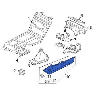 New OEM Genuine Acura, Right Console Panel - Part # 88307SL0A02ZA