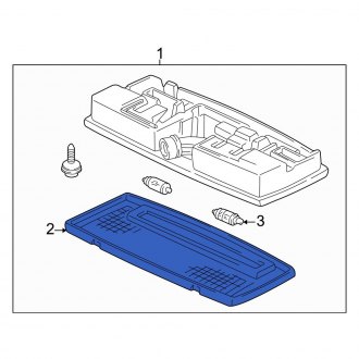 New OEM Genuine Acura, Map Light Lens - Part # 34251SL4003