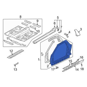 New OEM Genuine Acura, Left Uniside - Part # 04635SL0T03ZZ