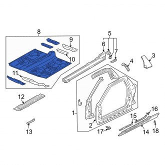 New OEM Genuine Acura, Floor Pan - Part # 04692SL0A00ZZ