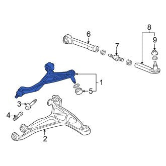 New OEM Genuine Acura, Rear Left Upper Suspension Control Arm - Part # 52400SL0901