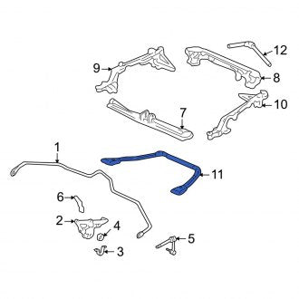 New OEM Genuine Acura, Rear Torsion Bar - Part # 50205SL0J00