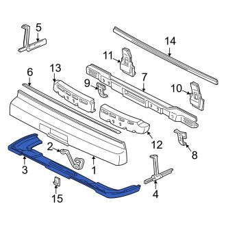 New OEM Genuine Acura, Rear Lower Valance Panel - Part # 71502SL0000ZZ