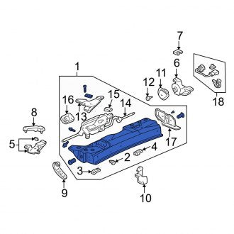 New OEM Genuine Acura, Right Convertible Top Latch - Part # 85200SL0T01ZA