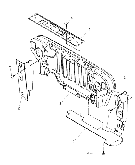 New 1997-2006 Fits Chrysler Wrangler Seal-Condenser - Part # 55036867