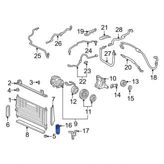 New OEM Genuine Acura, A/C Receiver Drier - Part # 80351ST7A11