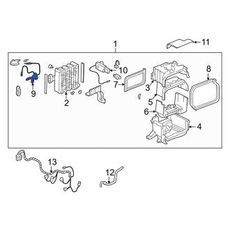 New OEM Genuine Acura, A/C Expansion Valve - Part # 80220ST7A12